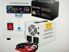 Інвертор volt polska, sinus PRO 800E,комплект