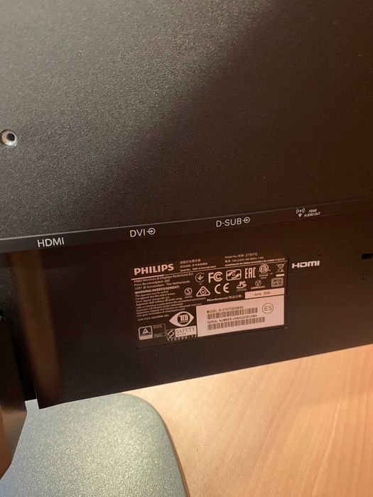 Monitor PHILIPS 273V7QDSB (27'' - Full HD - LED IPS)