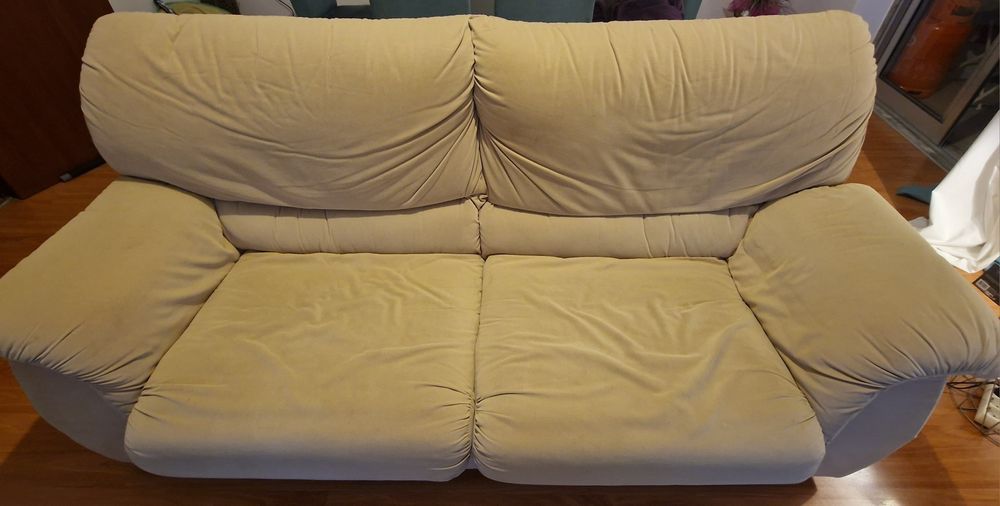 2 Sofás pele de Pêssego