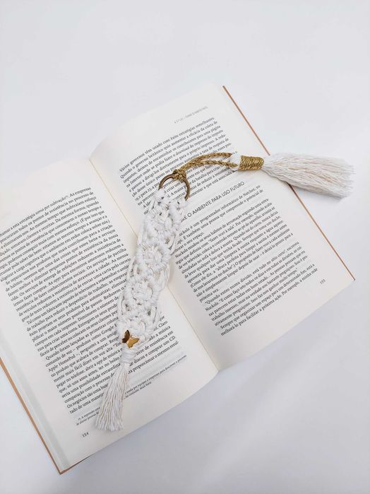 Marcador de livros em macramé Mafalda | NOVO |