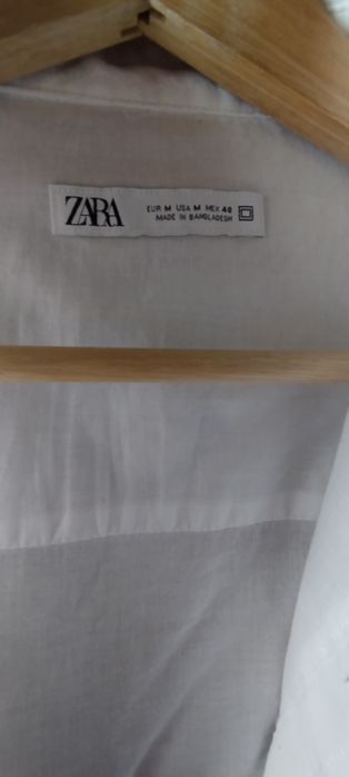 Camisa Zara branca tam M fresca