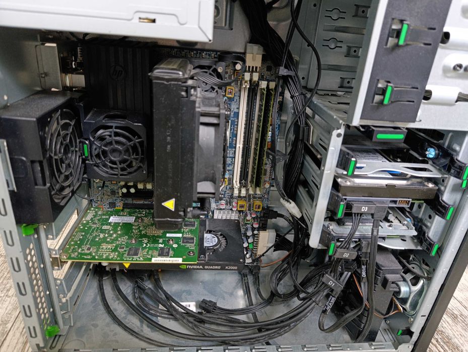 Мощный компьютер для работы HP Z420 Workstation Intel 32Г Quadro K2000