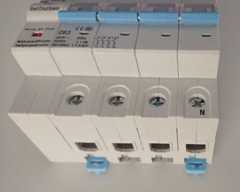 Disjuntor Trifásico Smart WiFi da Tuya (4P 380V 63A)