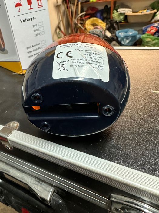 Lampa sygnalizacyjna do bram 230V