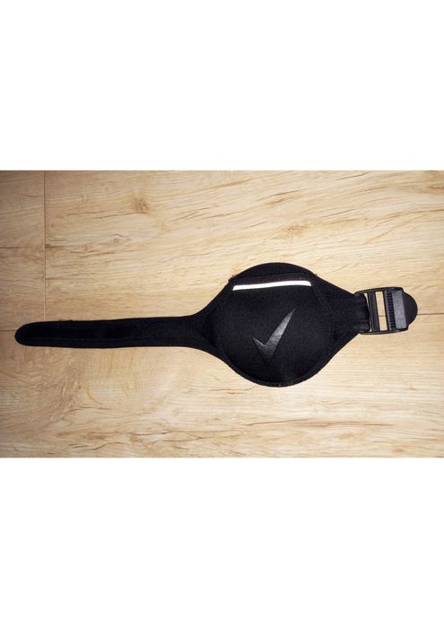 Odblaskowa opaska do biegania treningowa na ramię przedramie czarna