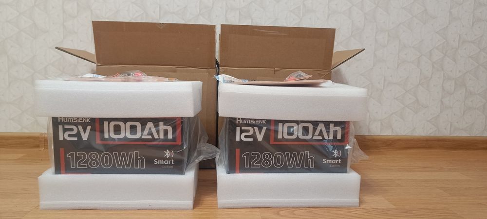 Humsienk Акумулятор LiFePO4 12V 100Ah с  Bluetooth BMS в наявності