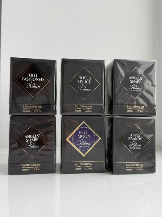 Парфум, духи, парфюм Kilian Angels Share, on the rocks, Apple Brandy, Old Fashioned, Rose on Ice, Blue Moon Ginger Dash