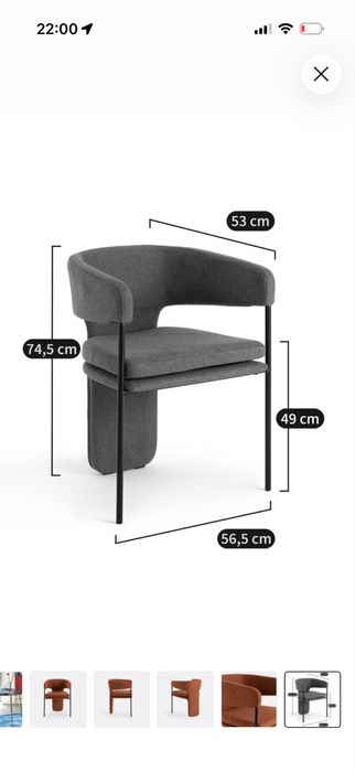 2 Cadeirões/Cadeiras – La Redoute (Terracota) | Design Moderno