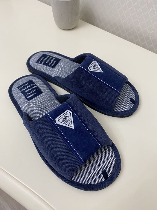 тапочки чоловічі Home Story: чорні,сині сірі.