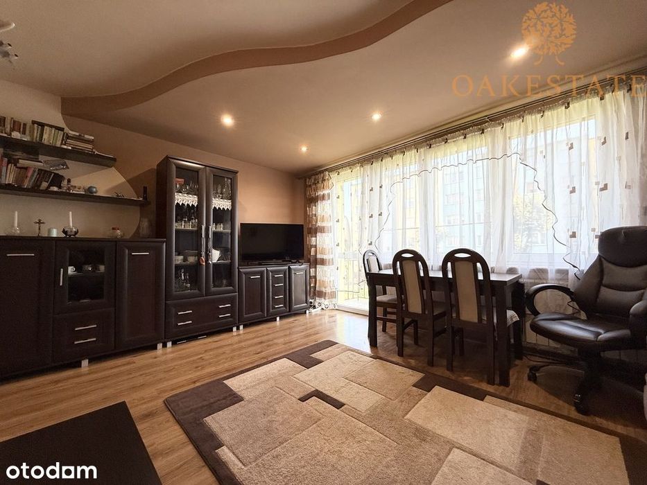 46m2, z balkonem, parter, ul.Osiedle
