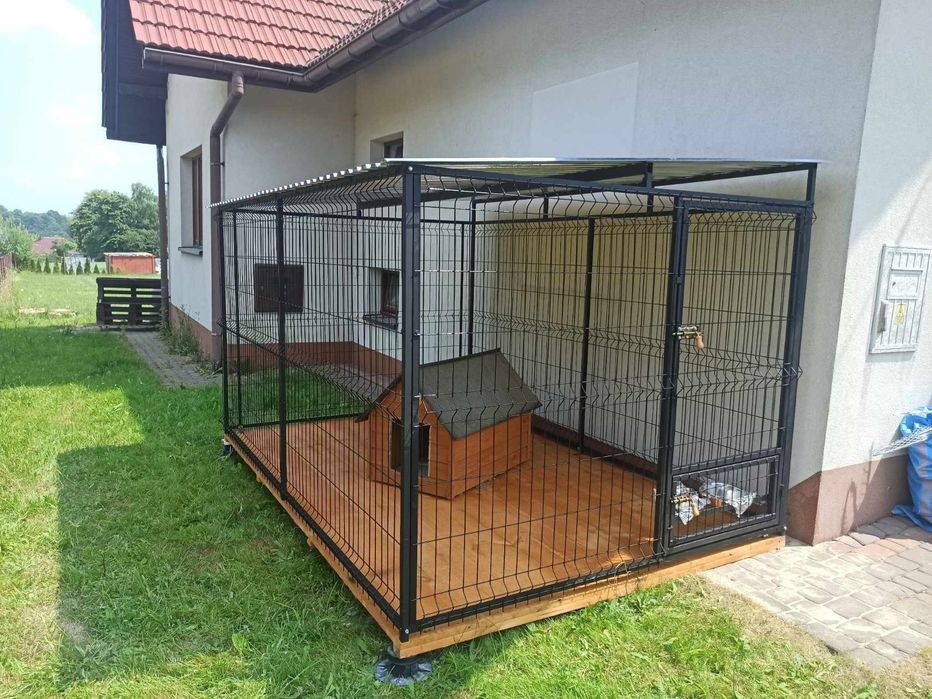 Kojec dla psa 3x2m, zagroda, boks  panel 3D
