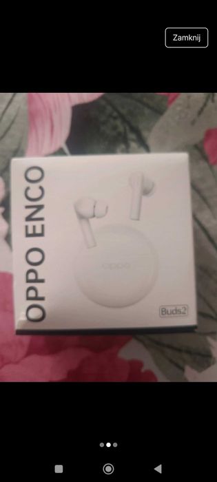 Słuchawki nowe białe