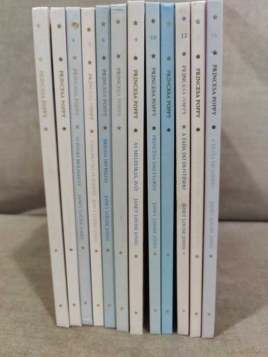 Coleção de 12 livros da Princesa Poppy em perfeito estado