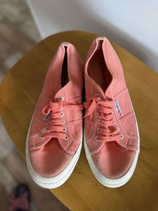 Superga 2750 trampki pomarańczowe 41