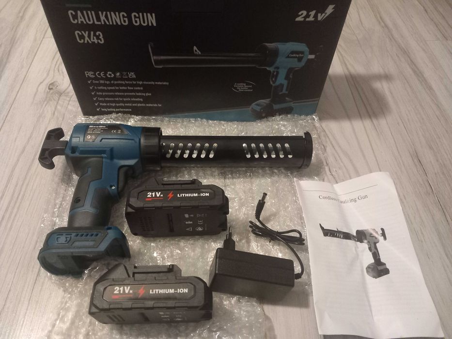 Akumulatorowy 4-biegowy pistolet do sylikonu