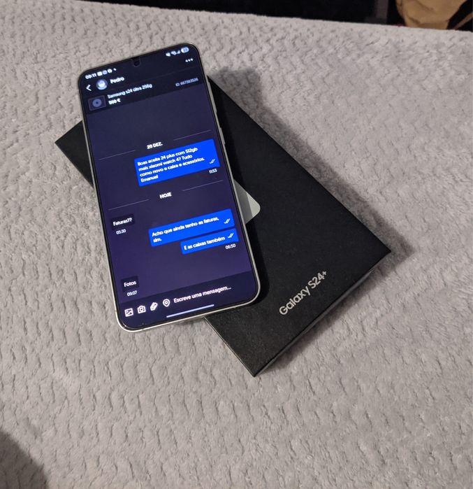 Samsung S24 Plus 512GB novo