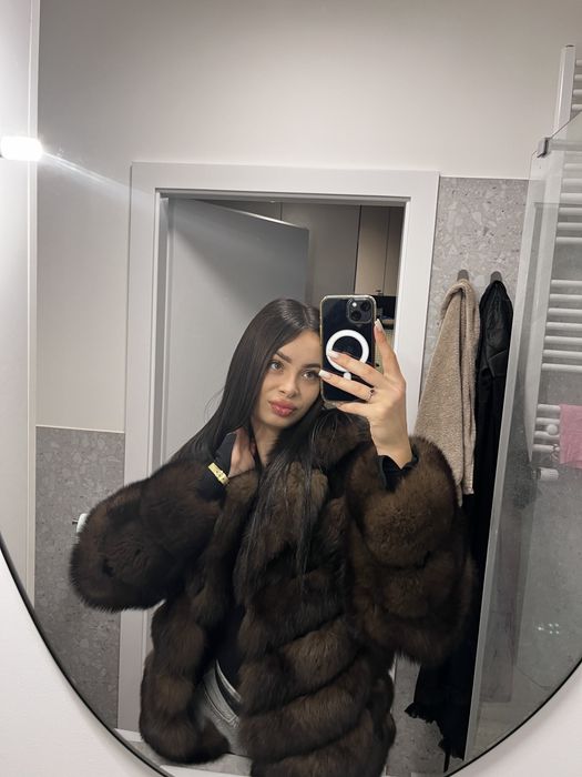 Nowe futro naturalne z lisa finskiego