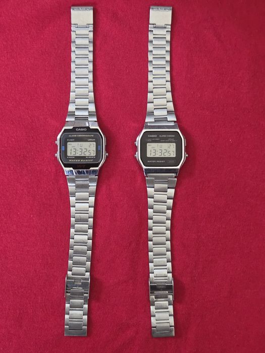 Dwa zegarki vintage CASIO