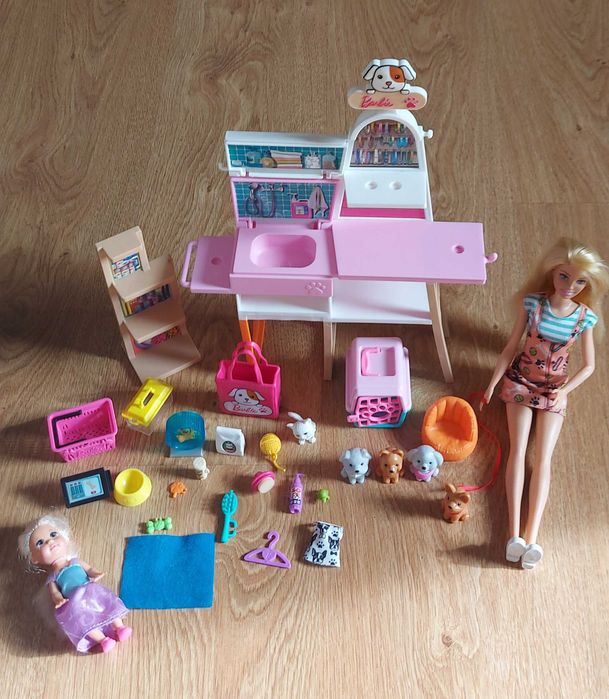 Barbie Sklepik Salon dla Zwierzaków.