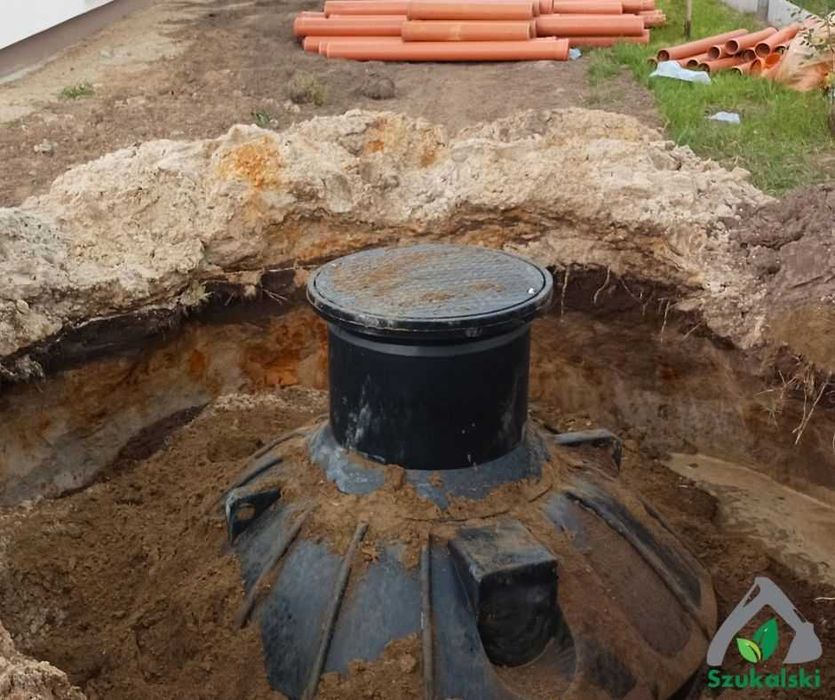 Deszczówka, łapacz deszczu, odwodnienie, drenaż, zbiornik na wodę