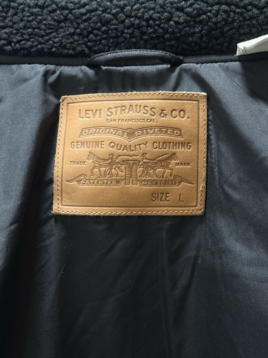 Шерпа джинсовка levis