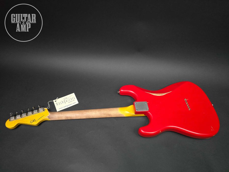Nashguitars S63 Dakota Red Medium Relic Stratocaster Custom Shop