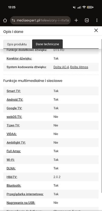 Telewizor TCL 55C735 55" QLED 4K 144Hz Google TV + uchwyt  Gratis