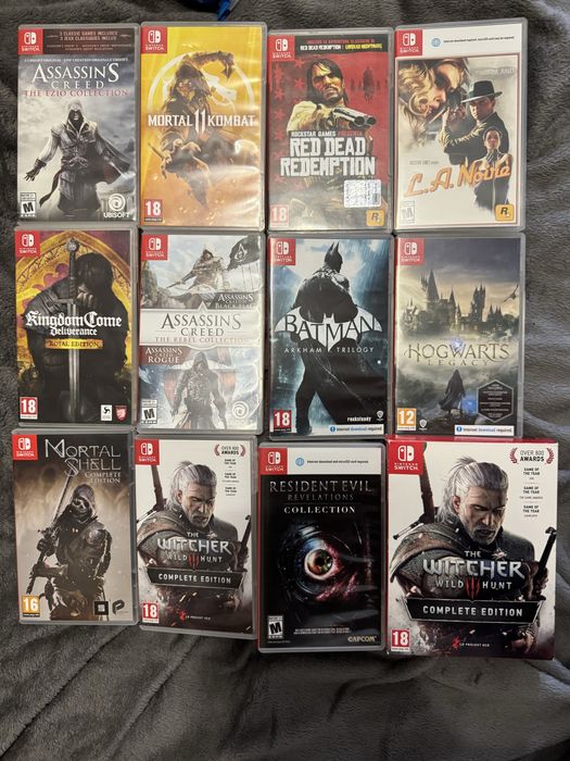 Ігри для Nintendo Switch — оригінальні картриджі Продаж або обмін