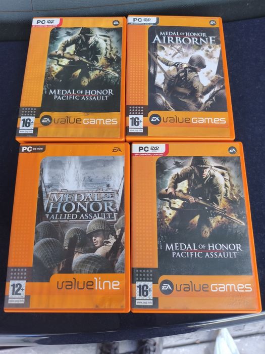 Conjunto Jogos PC medal of honer