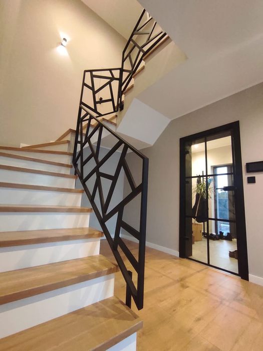 Balustrady wewnętrzne loft modern industrialne