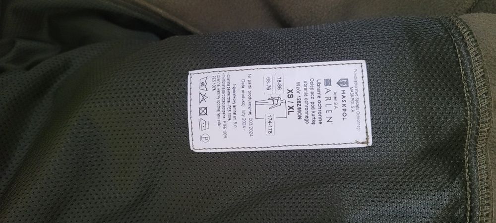 Ubrane ochronne goratex wojskowe XS/XL