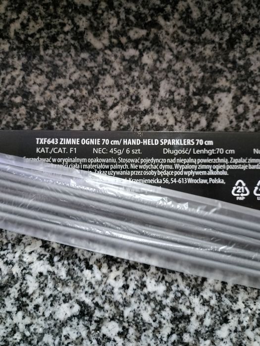 200x Sparkles 70cm [0.60€/unid]