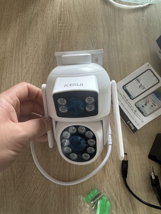 Kamera KERUI 6MP, obrotowa PTZ na karte SIM