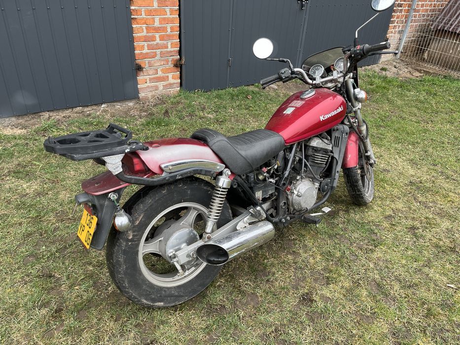 Kawasaki el 250 eliminator dużo części sillnik lagi gaźnik rama linka