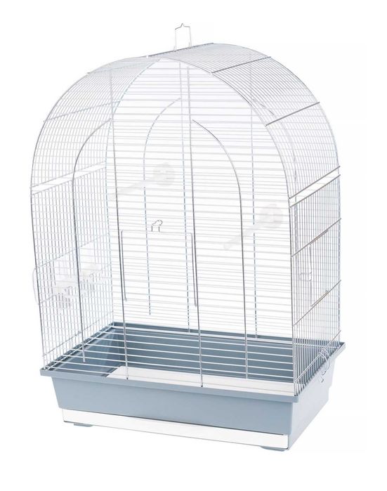 InterZoo Klatka ptak LUSI 2 ocynk - Klatka dla papugi falistej, nimfy