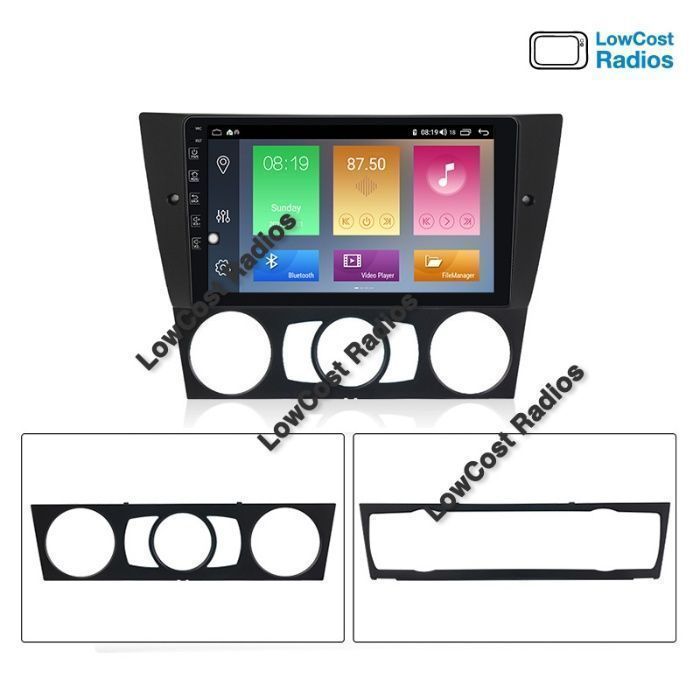 Rádio GPS Multimédia ANDROID 15 BMW E90, E91, E92 e E93 • 9 Polegadas | CARPLAY • ANDROID AUTO