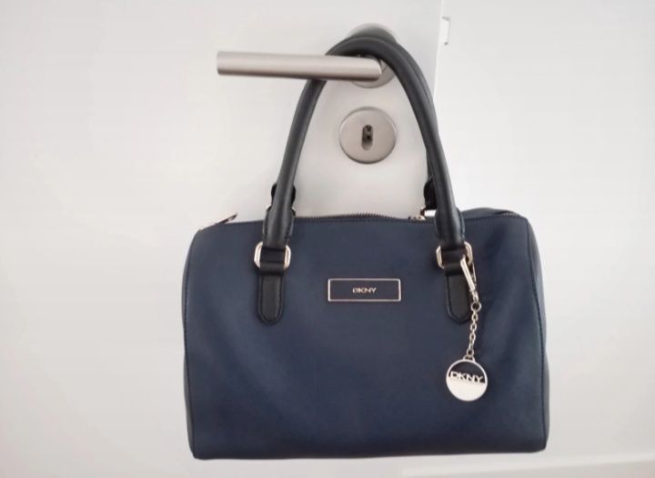 Mala DKNY pele saffiano como nova