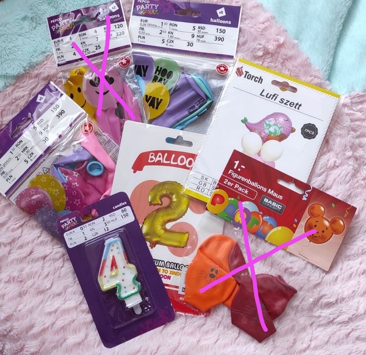 Набори повітряних кульок