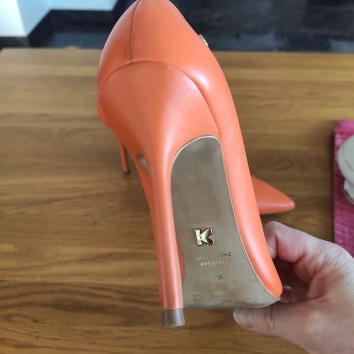 Buty,szpilki Kazar skóra naturalna