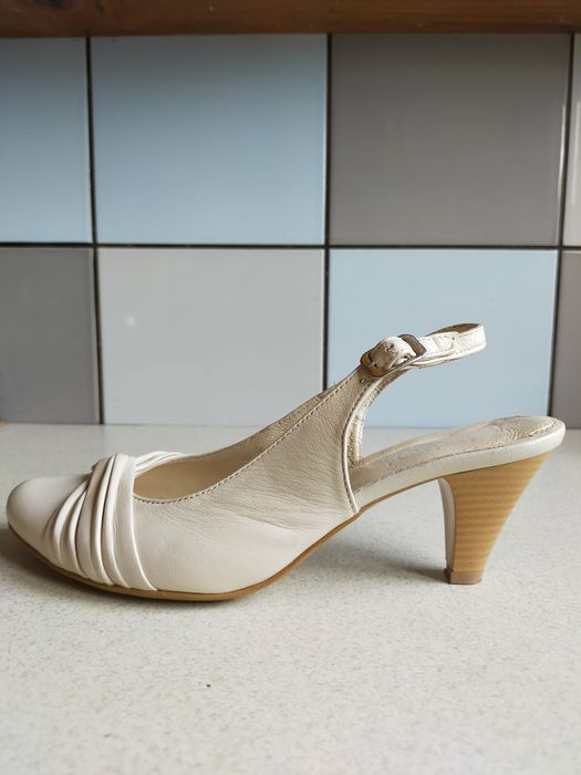 Buty Czółenka szpilk sandałyi Ryłko skórzane jak nowe 36/23 cm