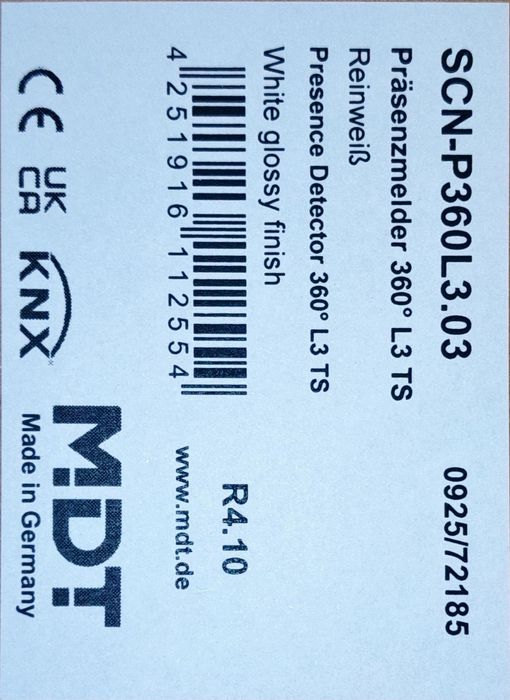 Detectores movimento KNX