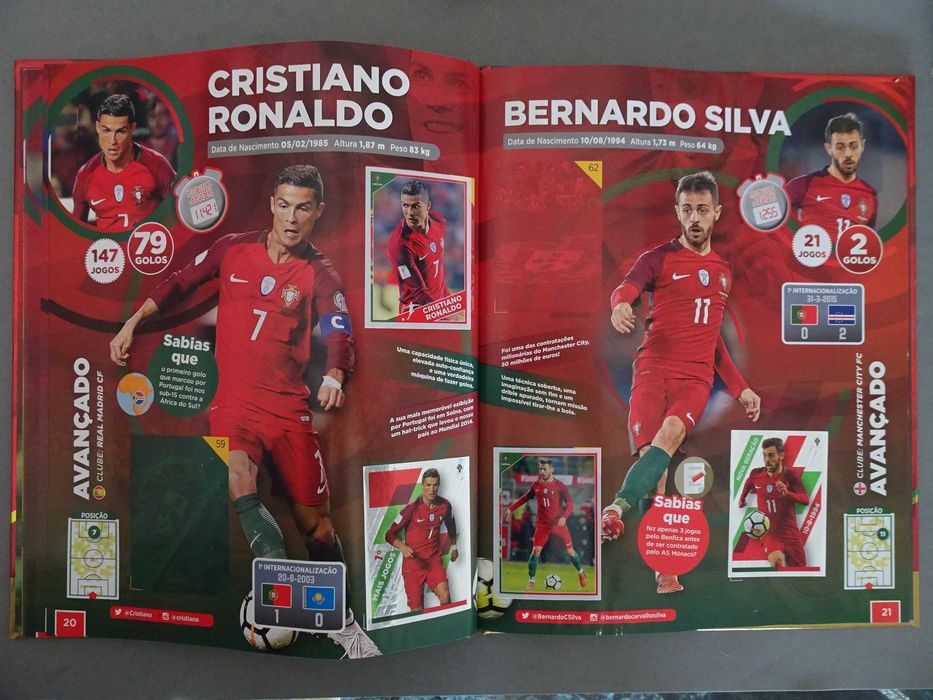 Caderneta de cromos Fome de Vencer (faltam 5 cromos)