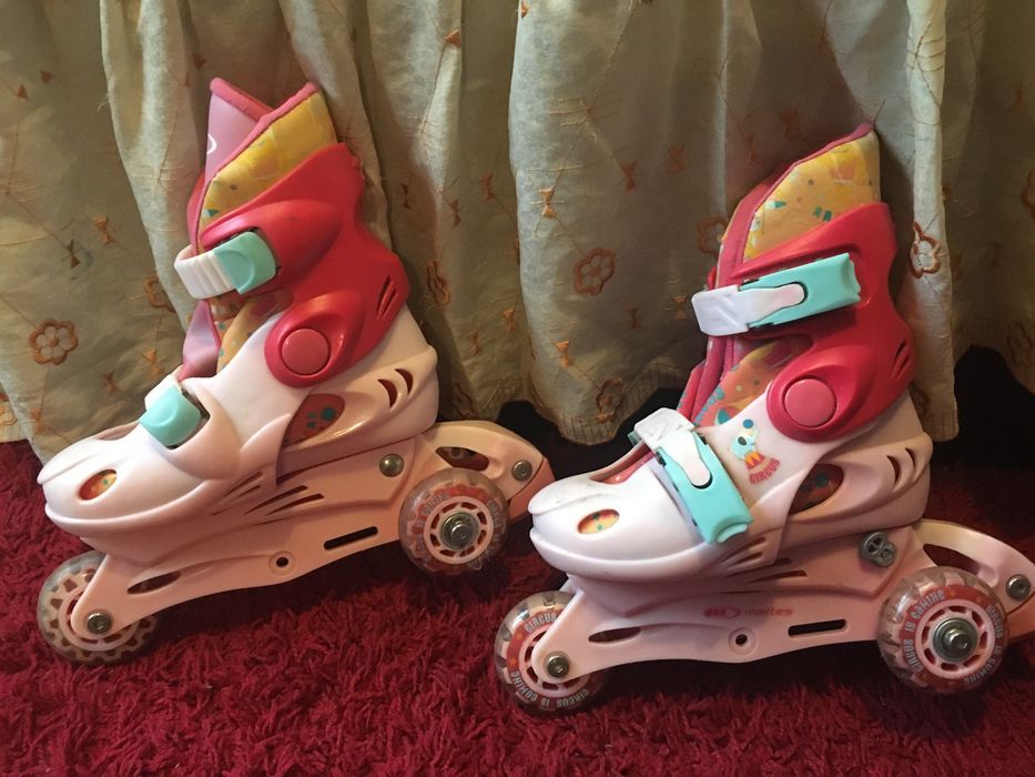 Matras rolki 3-kołowe trójkołowe 30-33