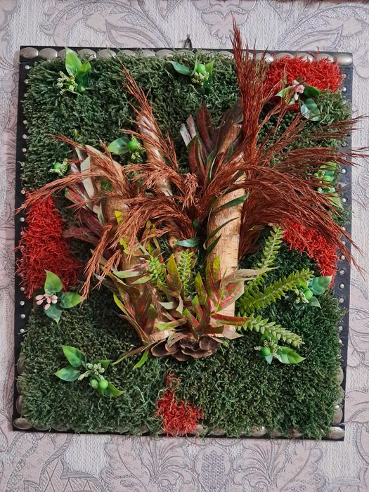 Жива картина з моху, ручна робота