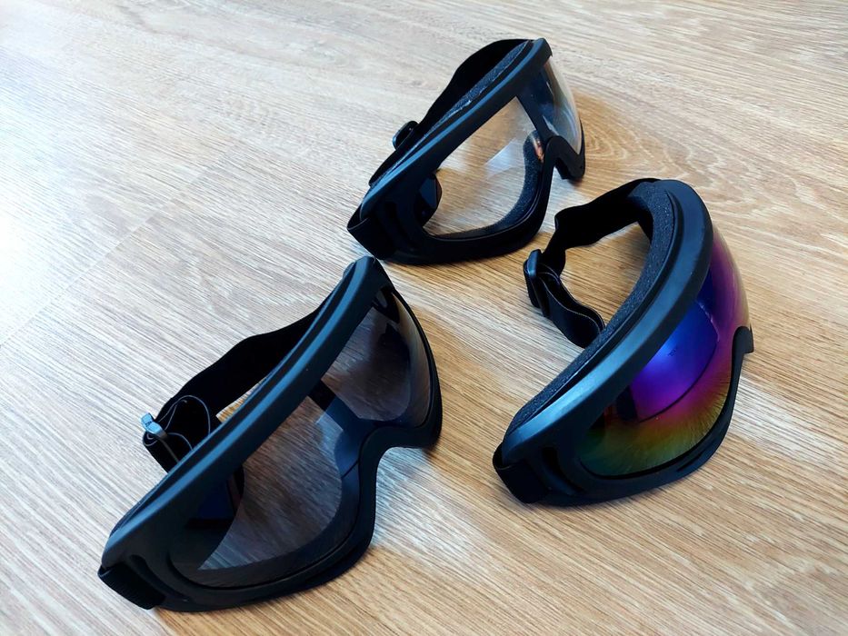 Захисні лижні окуляри, лыжные очки защитные, лижна маска, лыжная маска