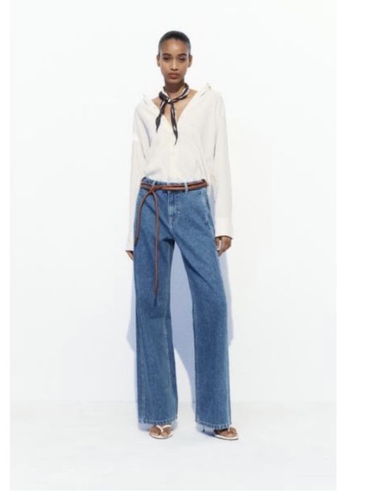 Широкі джинси zara