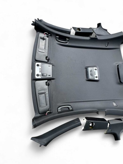 Czarny sufit podsufitka czarna mpakiet bmw e92 oryginalna slupki