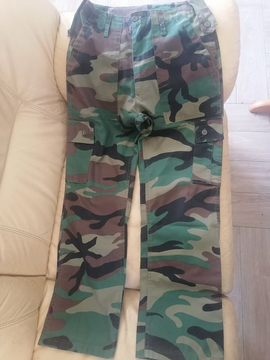 Spodnie wojskowe, moro.