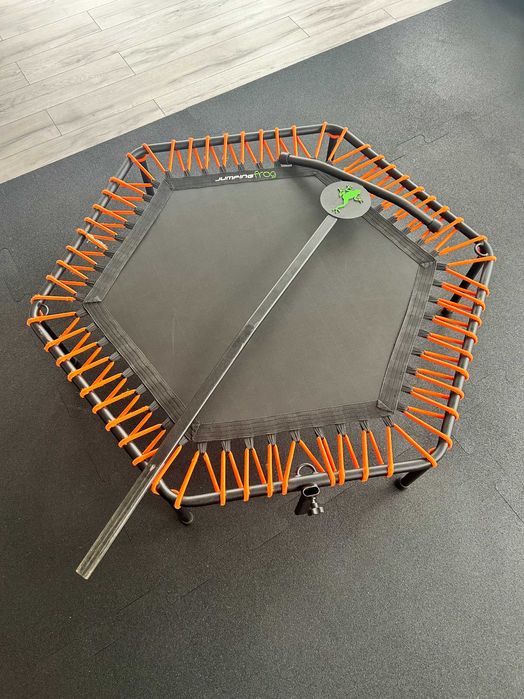 Trampolina fitness JUMPING FROG wraz z uchwytami