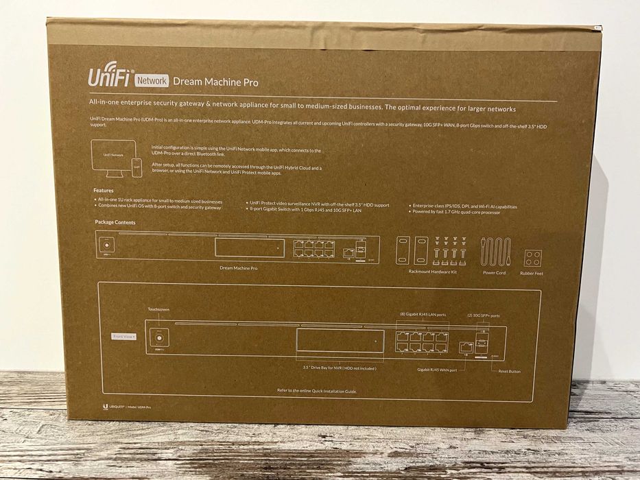 Ubiquiti UniFi Dream Machine Pro UDM-Pro | NOWA, FABRYCZNIE ZAMKNIĘTA